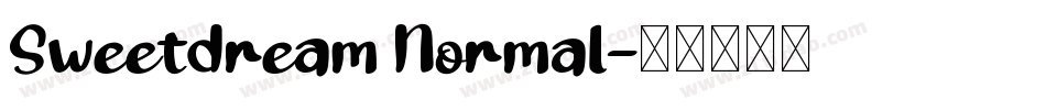 Sweetdream Normal字体转换